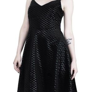 killstar black sea skater dress